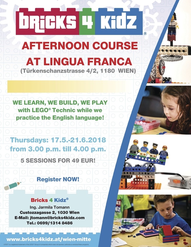 Bricks 4 Kidz® Course in English Lingua Franca